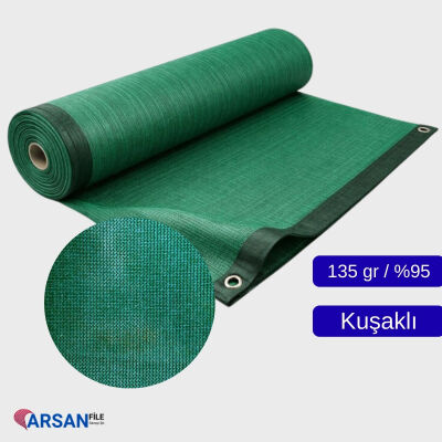 Gölgelik File 135 Gram %95 – Yeşil (Kuşaklı / Kuş Gözlü – Kuşaksız)