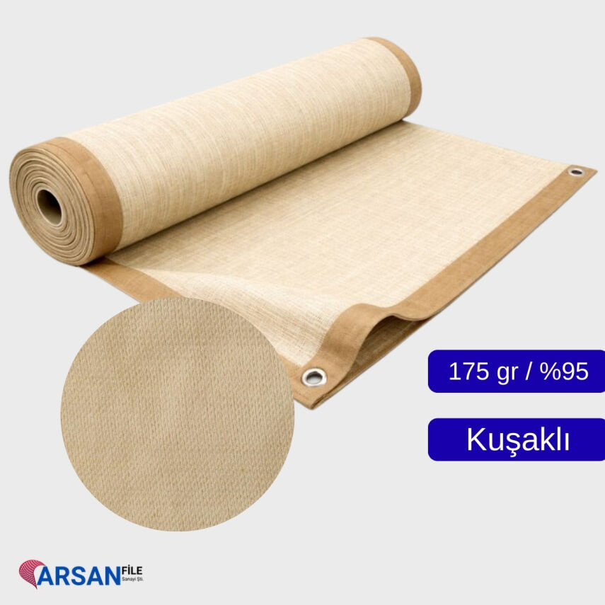 Gölgelik File 175 Gram %95 – Krem (Kuşaklı / Kuş Gözlü – Kuşaksız) - Kopya - 1